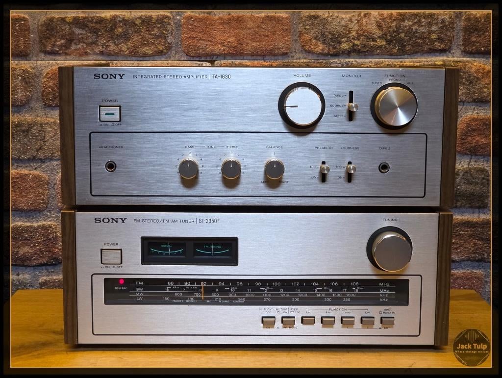 Sony TA-1630 & ST-2950F, Gebruikt, ., Tuner of Radio, .