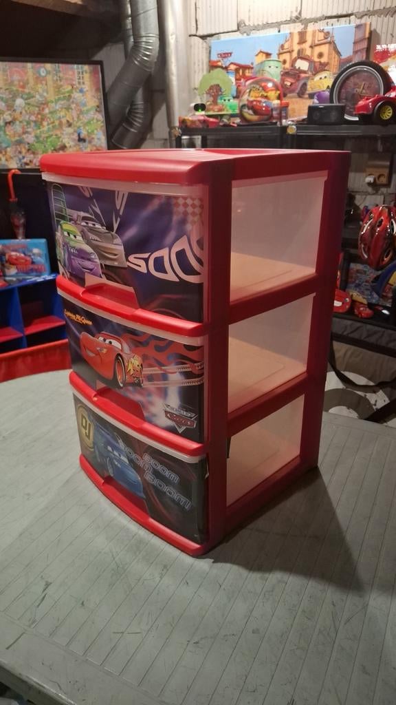 Ladekast lightning mcqueen, Ophalen, 50 tot 100 cm, 3 of 4 laden, Minder dan 100 cm
