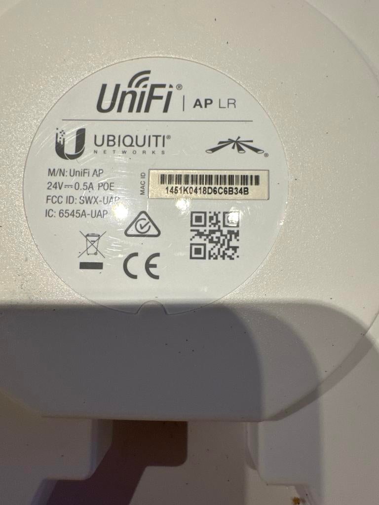 Ubiquiti UniFi AP LR - Long Range Access Point, Computers en Software, Accesspoints, Ophalen of Verzenden, Gebruikt