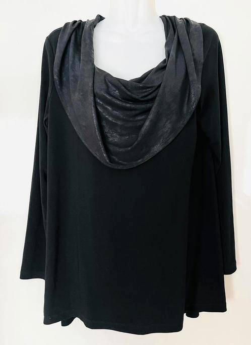 Joseph Ribkoff zwarte top maat 38, Kleding | Dames, Tops, Zo goed als nieuw, Maat 38/40 (M), Zwart, Lange mouw, Ophalen of Verzenden