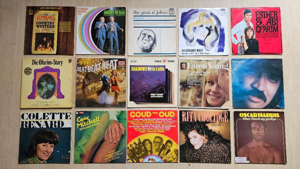 Partij LP's van verschillende artiesten (1), Cd's en Dvd's, Vinyl | Pop, Ophalen, Gebruikt, Originele persing, 1970 - 1979