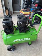Stahlfest SF1100-115 50L compressor dubbele pomp, Doe-het-zelf en Verbouw, Compressors, Ophalen, 6 tot 10 bar, Nieuw, 25 tot 100 liter