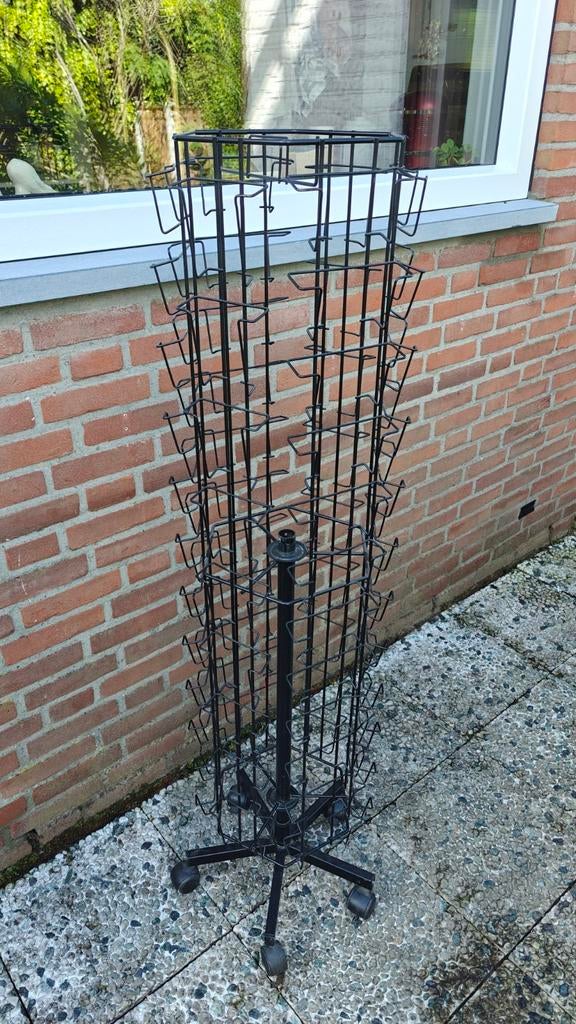 Groot draaibaar kaartenrek - niet verstelbaar, Huis en Inrichting, Woonaccessoires | Wandplanken en Boekenplanken, Gebruikt, Ophalen