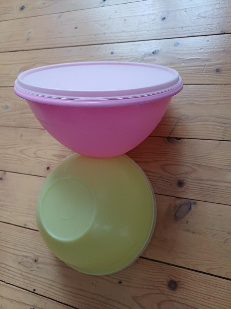 Tupperware containers, Verzenden, Gebruikt, Geel, Overige typen