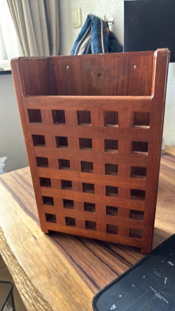 teak landkaartenbak of waterkaarten, Ophalen of Verzenden, Zo goed als nieuw, Boek of Waterkaart