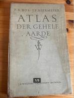 Schoolatlas uit 1947 - Bos-Niermeyer, Gelezen, Bosatlas, Ophalen of Verzenden, 1800 tot 2000