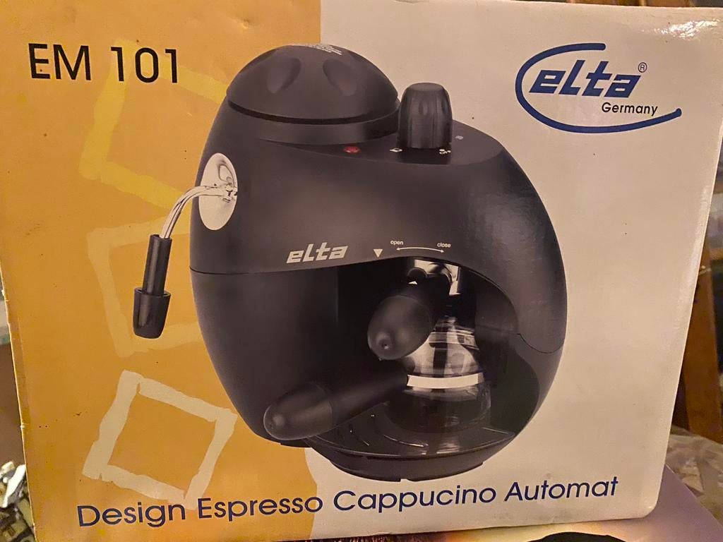 NIEUW Designe Espresso Cappucino Automat Elta EMb101 nieuw, Ophalen of Verzenden, Nieuw, Espresso apparaat