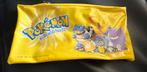 Vintage Pokémon etui - Geel met Pikachu, Blastoise en Gengar, Ophalen of Verzenden