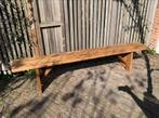 Antieke grenen kerkbank 220cm | 100 jaar oud | uniek stuk, Antiek en Kunst, Antiek | Meubels | Stoelen en Banken, Ophalen