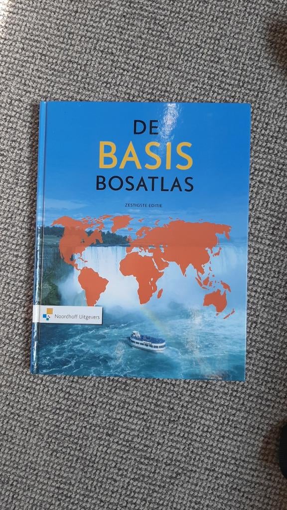 De Basis Bosatlas - Zestigste Editie, Boeken, Bosatlas, 2000 tot heden, Ophalen of Verzenden, Zo goed als nieuw