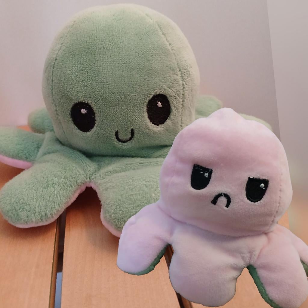 Schattige omkeerbare octopus, Ophalen of Verzenden, Zo goed als nieuw, Overige typen, Wasbaar