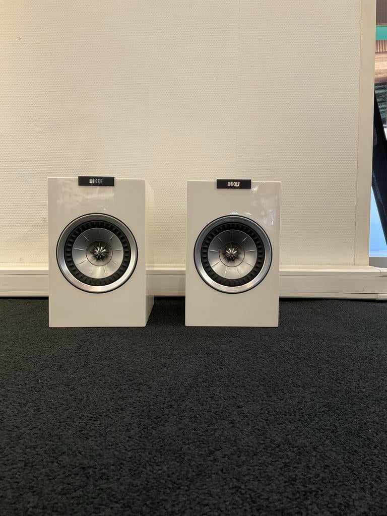 KEF R100 Wit - High-End Boekenplank Speakers, Overige merken, Gebruikt, 120 watt of meer, Expert