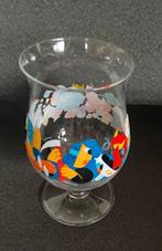 Duvel bierglas illustrator Rick Berkelmans, Ophalen of Verzenden, Zo goed als nieuw, Glas of Glazen, Duvel