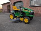 John Deere LA130 Zitmaaier – Gepoedercoat Maaidek, Tuin en Terras, Zo goed als nieuw, 120 cm of meer, Mulchfunctie, Ophalen