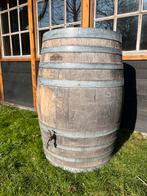 Houten regenton met kraantje - Gebruikt, Ophalen, Gebruikt, Met kraantje, 150 liter of meer