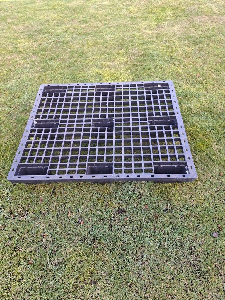 8x Kunststof Pallets 100x120 cm, Ophalen of Verzenden