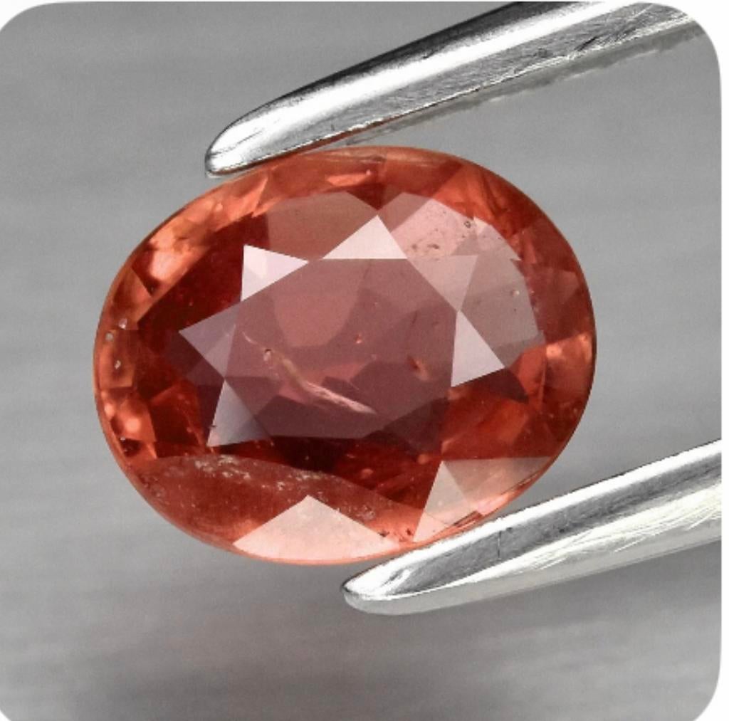 0.76ct Roze-Oranje Mozambique Edelsteen, Ophalen of Verzenden, Nieuw