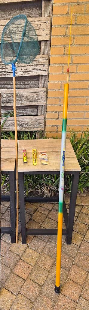 Hengel 3-delig 350 cm - accessoires - leuk voor jong en oud, Ophalen, Zo goed als nieuw, Complete hengel