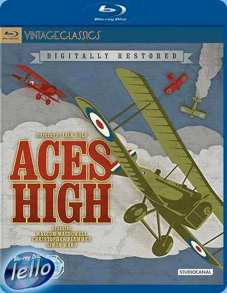 Blu-ray: Aces High (1976 Malcolm McDowell) UK niet NLO, Cd's en Dvd's, Blu-ray, Nieuw in verpakking, Actie, Ophalen of Verzenden