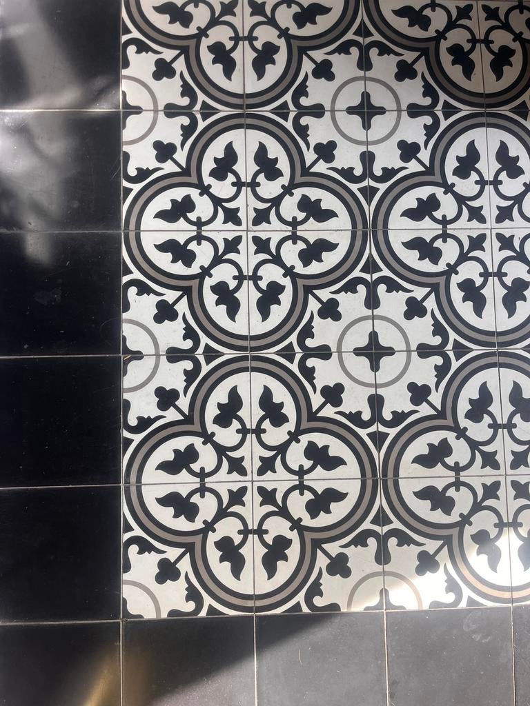 Portugese tegels Maroc effen mat zwart en patroon, Doe-het-zelf en Verbouw, Geisers en Boilers, Geiser, Ophalen of Verzenden, Minder dan 20 liter