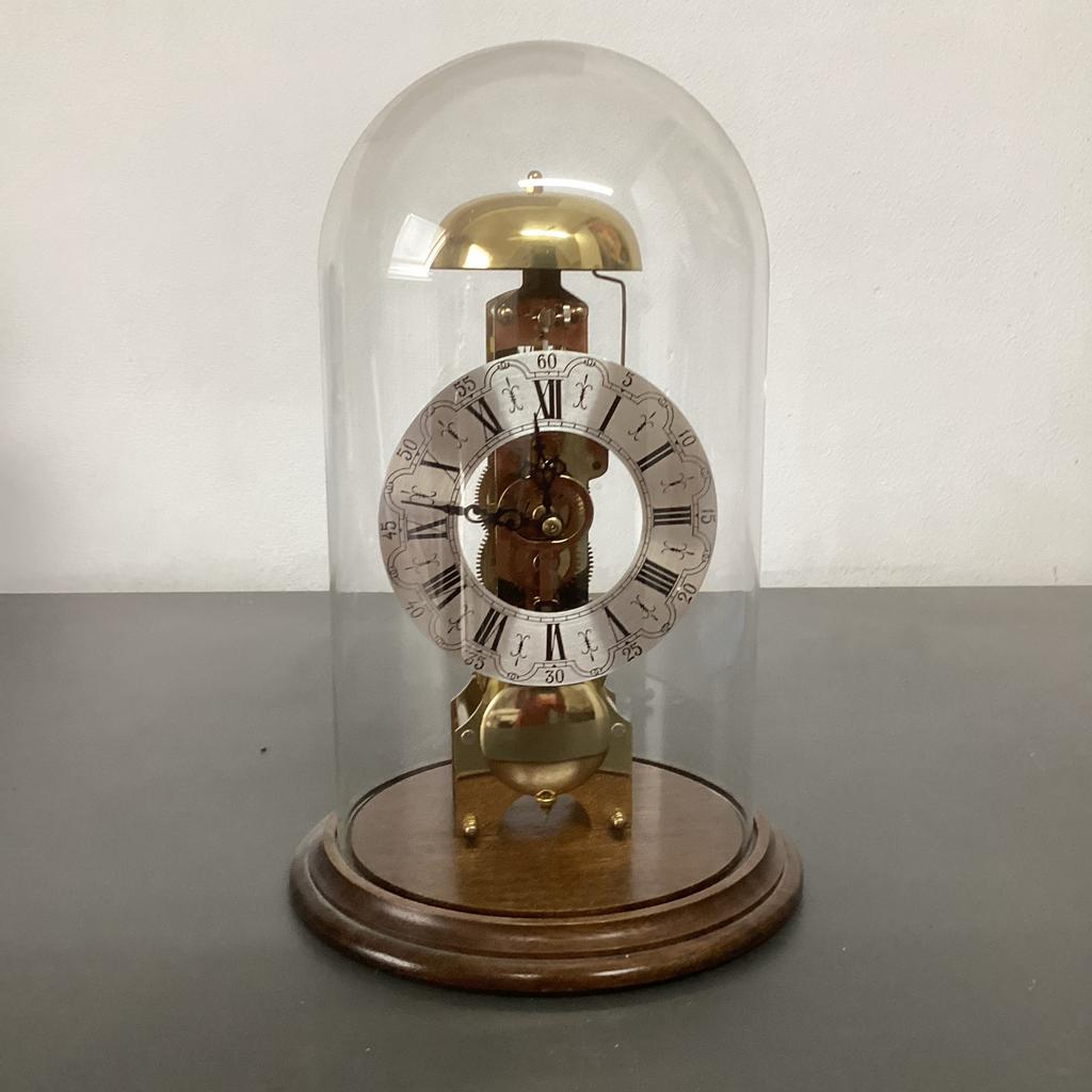 Stolp klok met messing uurwerk, Antiek en Kunst, Antiek | Klokken, Ophalen of Verzenden