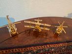 Decoratie kristallen luchtvaart miniaturen verguld, Ophalen, Zo goed als nieuw, Overige merken
