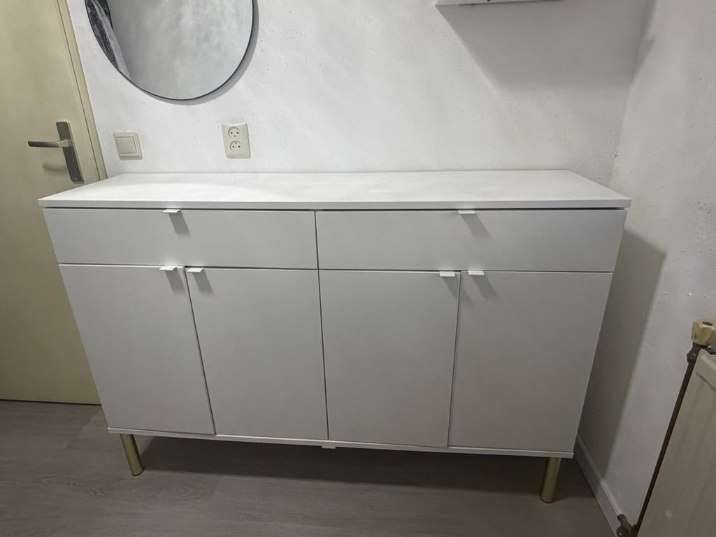 VIHALS ikea Buffetkast, goude poten eronder, Ophalen, Zo goed als nieuw, 25 tot 50 cm, 200 cm of meer