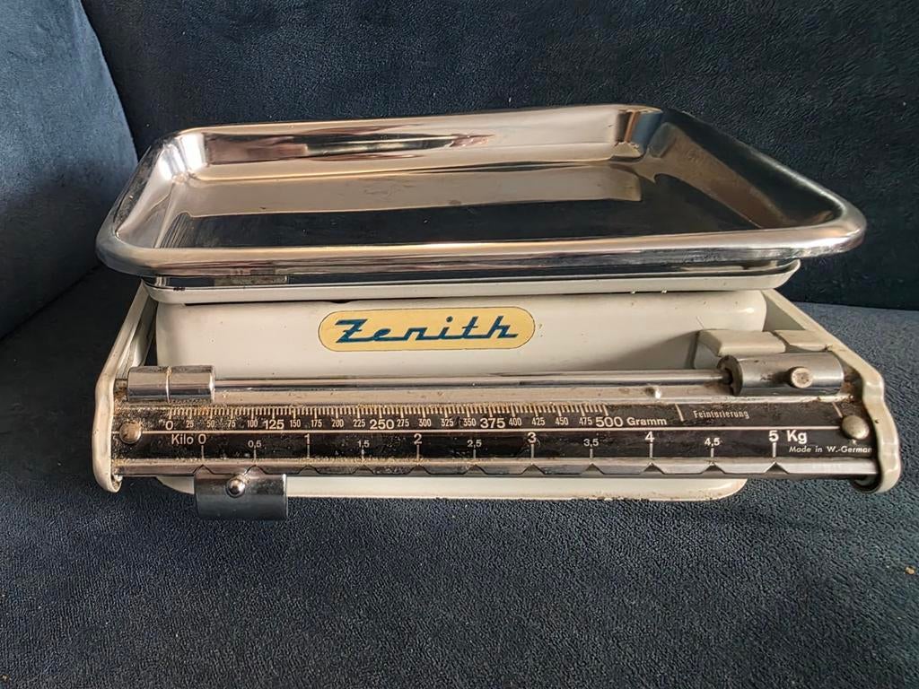 Zenith vintage weegschaal 5 kg, Ophalen of Verzenden