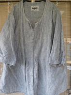 Ulla Popken linnen blouse maat XXL, Kleding | Dames, Verzenden, Maat 46/48 (XL) of groter, Ulla Popken, Grijs