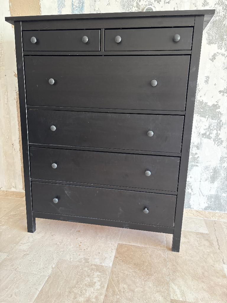 Hemnes ladekast IKEA, Huis en Inrichting, Kasten | Ladekasten, Ophalen, Gebruikt, 100 tot 150 cm, 5 laden of meer