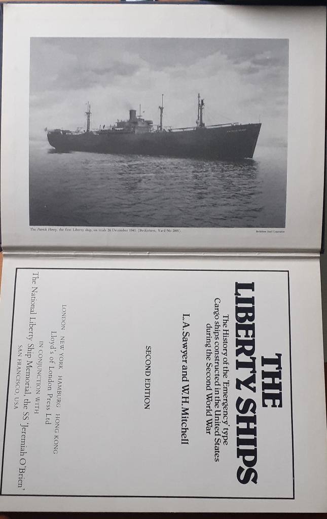 Liberty ships, Ophalen of Verzenden, Zo goed als nieuw, L.A. Sawyer & W.H. Mitchell