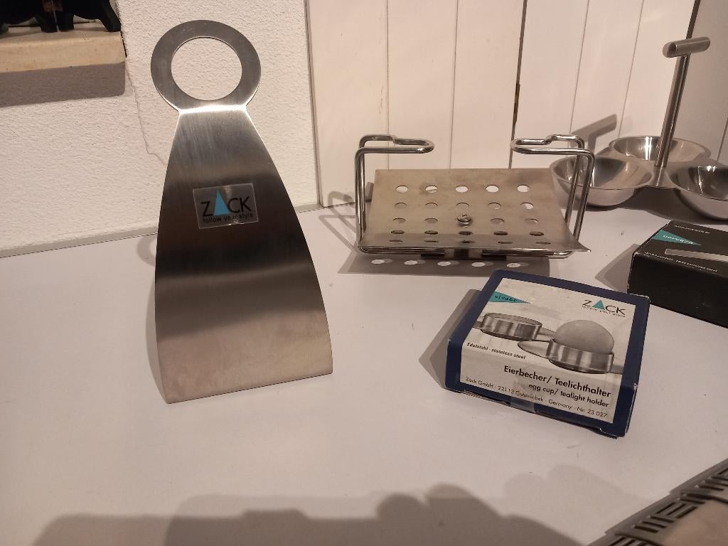 Zack keuken collectables, Zilver, Ophalen of Verzenden, Metaal, Overige merken