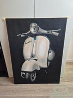 Schilderij Vespa 90x120, Ophalen of Verzenden, Zo goed als nieuw, Schilderij, 75 tot 100 cm
