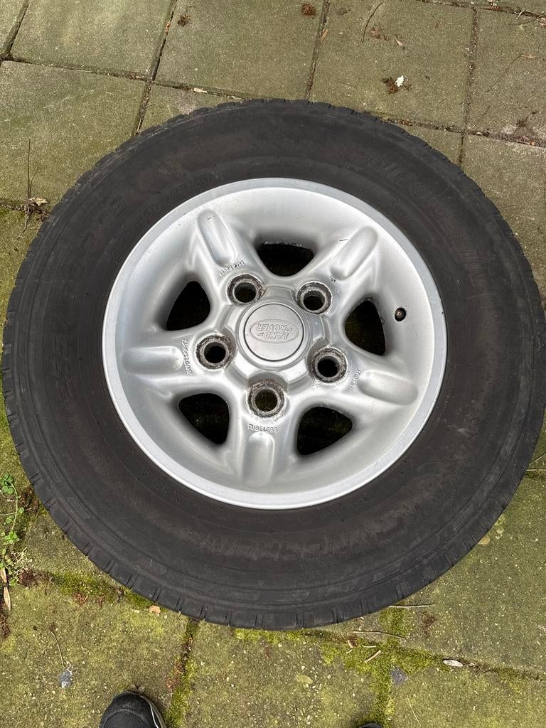 Land Rover 4x4 Synchrone Banden en Velgen 235/70 R16, Ophalen, Gebruikt, 16 inch, Banden en Velgen