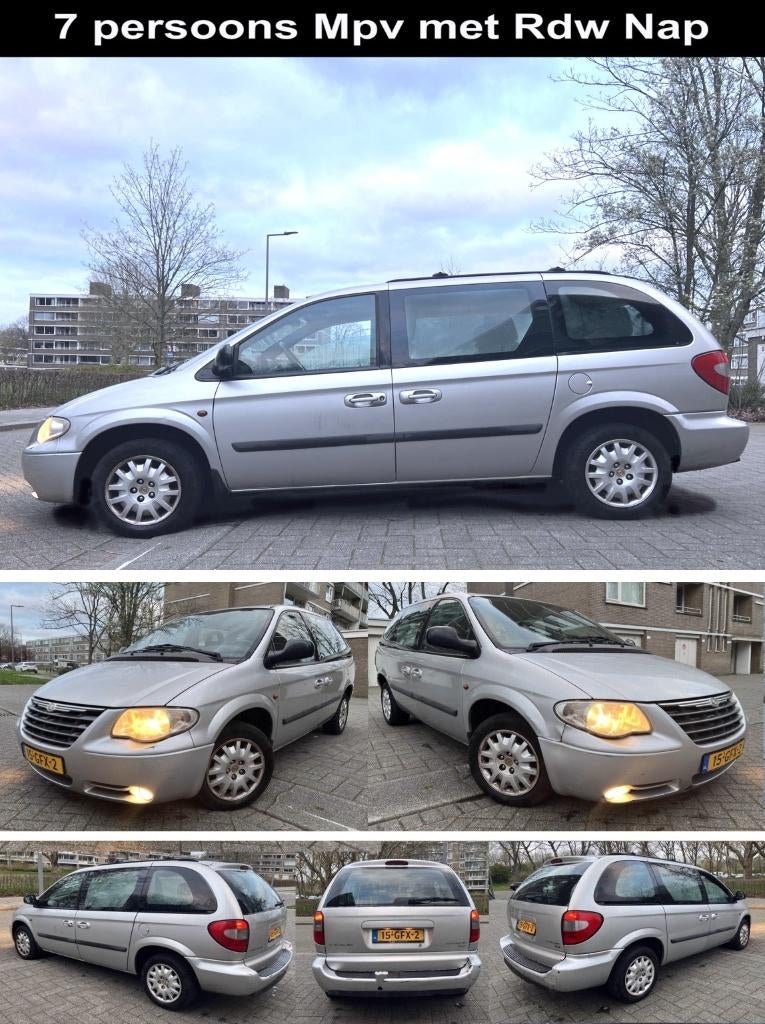 Nette Mpv Voyager 2.4i M'2009 7pers NL auto met Nap Inr Mog, Voorwielaandrijving, 450 kg, 7 stoelen, Handgeschakeld