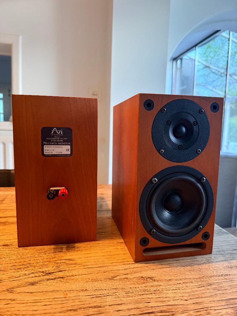 AVI Neutron monitor luidsprekers, Audio, Tv en Foto, Luidsprekers, Overige merken, Gebruikt, Ophalen of Verzenden, 60 tot 120 watt