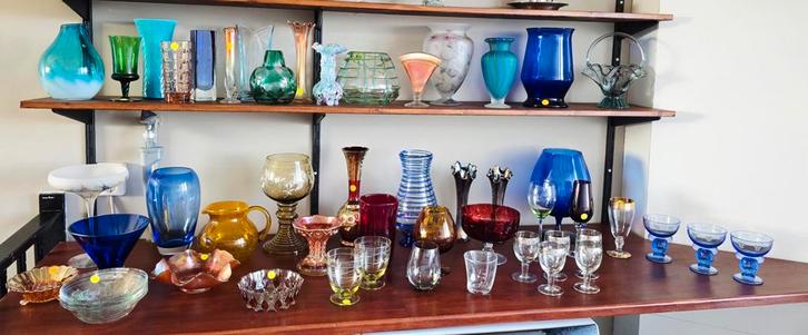 BIZZARRE COLLECTIE! ZIE FOTO'S! Schalen / Vazen / Beelden, Antiek en Kunst, Antiek | Glas en Kristal, Ophalen of Verzenden