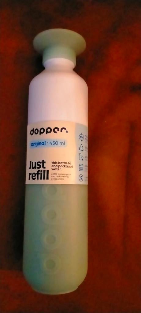 dopper, Sport en Fitness, Bidons, Ophalen of Verzenden, Nieuw