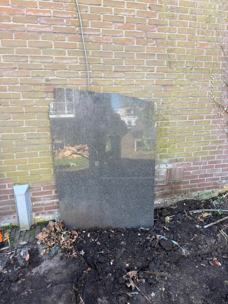 Marmeren blad gratis af te halen in Amstelveen, Tuin en Terras, Zand, Ophalen, Gebruikt, Overige typen