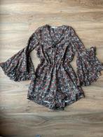 Playsuit blauw met print maat s luc-ce, Kleding | Dames, Jumpsuits, Ophalen of Verzenden, Zo goed als nieuw, Maat 36 (S), Blauw