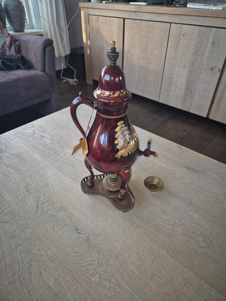 Gelria tinnen kraantjespot., Ophalen