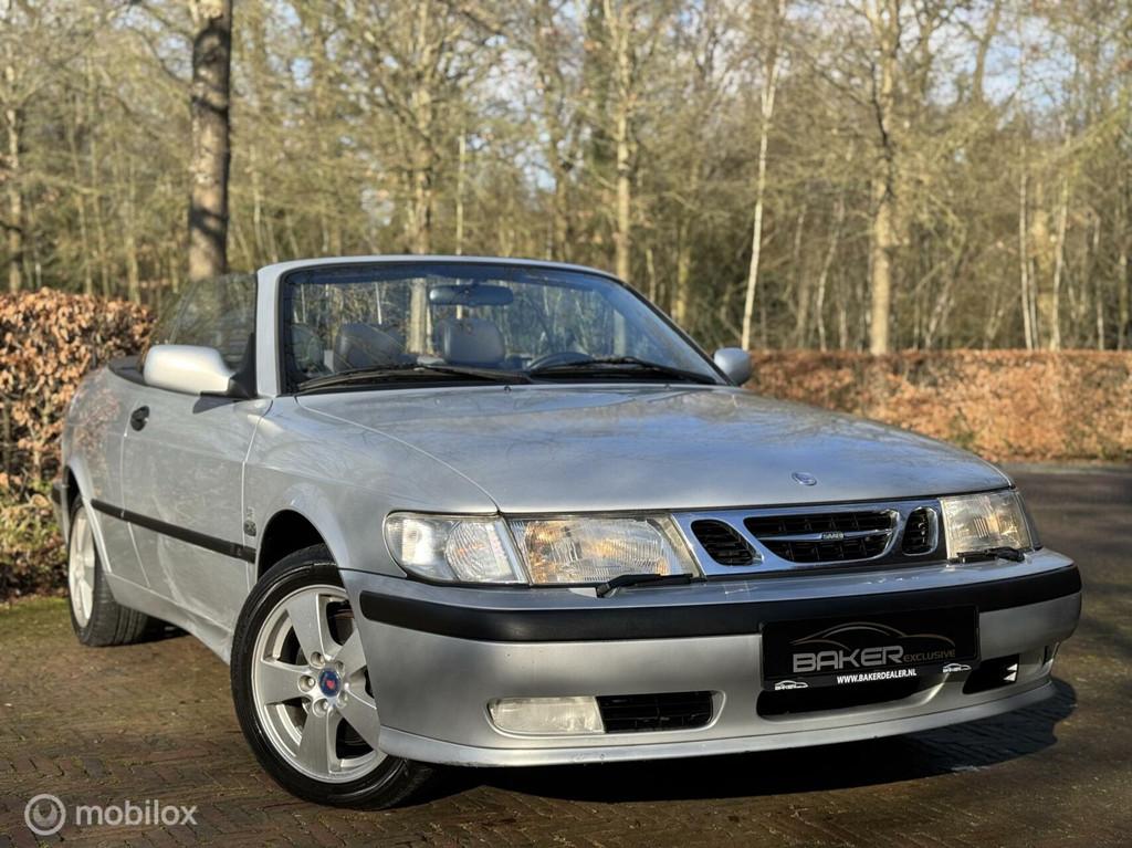 Saab 9-3 Cabrio 2.0t Anniversary / Youngtimer / Leder / NAP/, Auto's, Saab, Gebruikt, 4 cilinders, 4 stoelen, Handgeschakeld