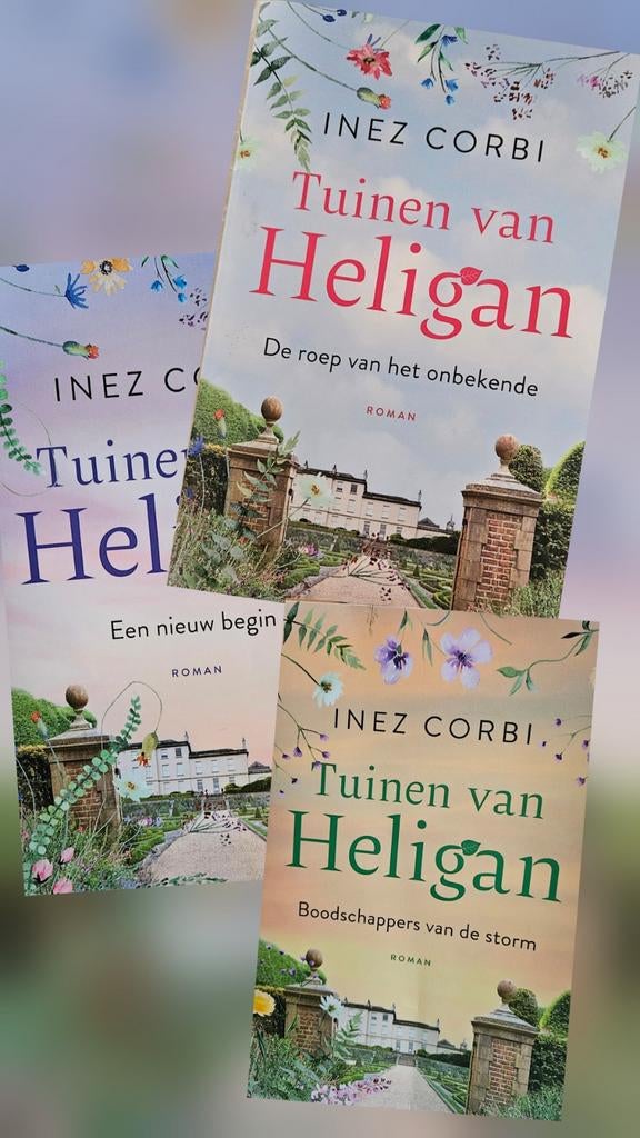 Inez Corbi Trilogie De tuinen van Heligan, Boeken, Ophalen of Verzenden, Zo goed als nieuw