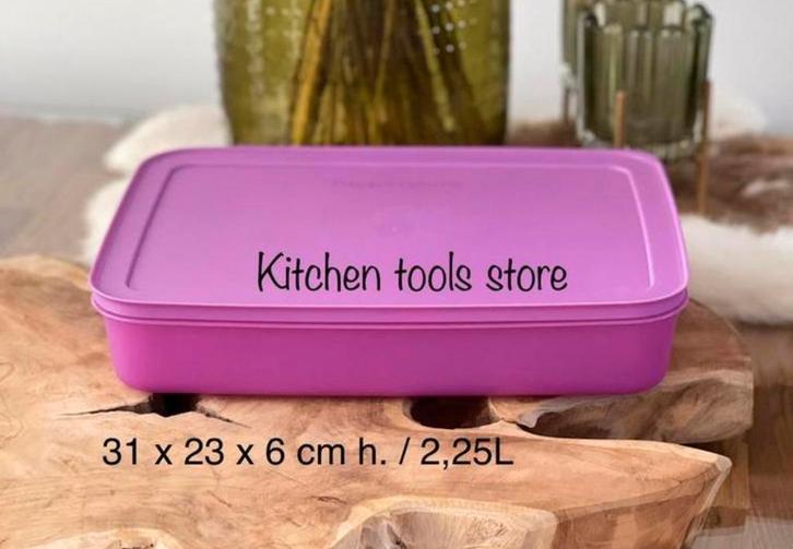 Tupperware alaska igloo diepvriesdoos 2,25 L lila of blauwe, Huis en Inrichting, Keuken | Tupperware, Nieuw, Ophalen of Verzenden