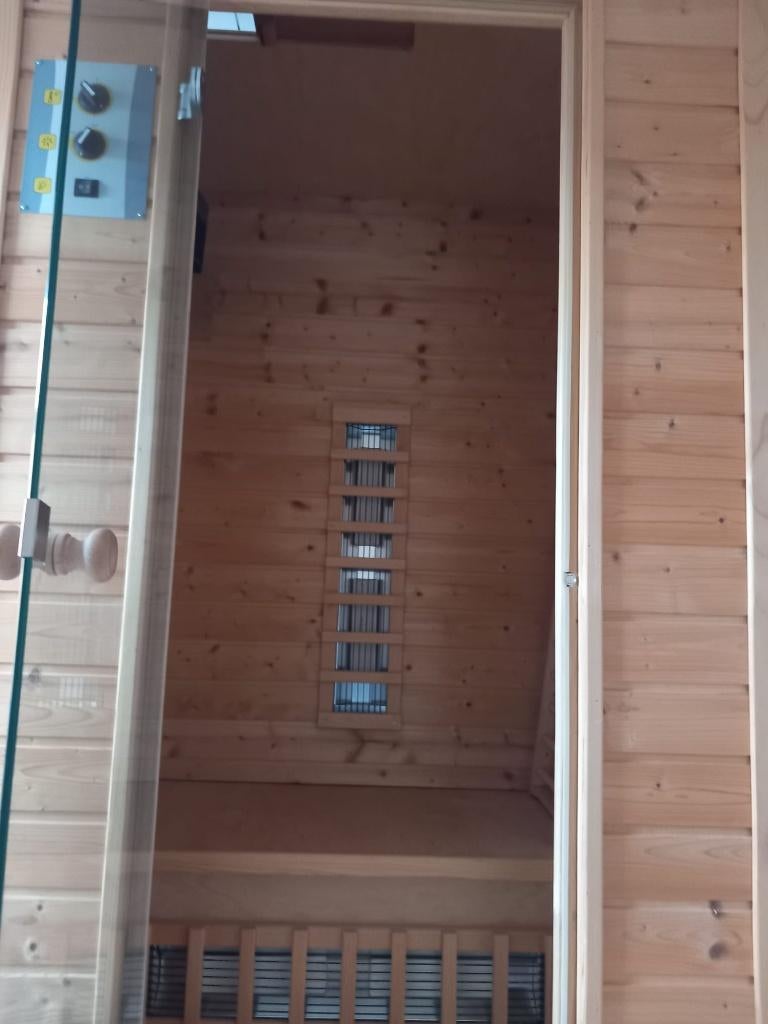 Infrarood sauna 1 persoons, Ophalen, Zo goed als nieuw, Infrarood, Complete sauna