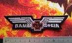Rammstein mooie shaped patch 41 --3.5 x 12.5 cm, Verzenden, Nieuw, Kleding