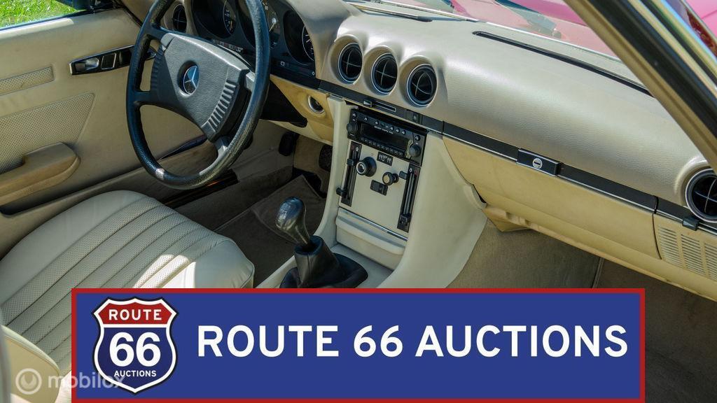 Mercedes-Benz 280 SL | 1976 | Route 66 Auctions, Overige carrosserieën, Zwart, Mercedes-Benz, Bedrijf
