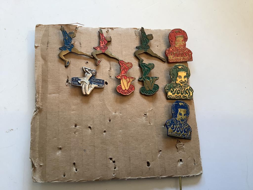 9 speldjes kunstschaatsen Sjoukje Dijkstra, Ophalen of Verzenden, Gebruikt, Overige onderwerpen