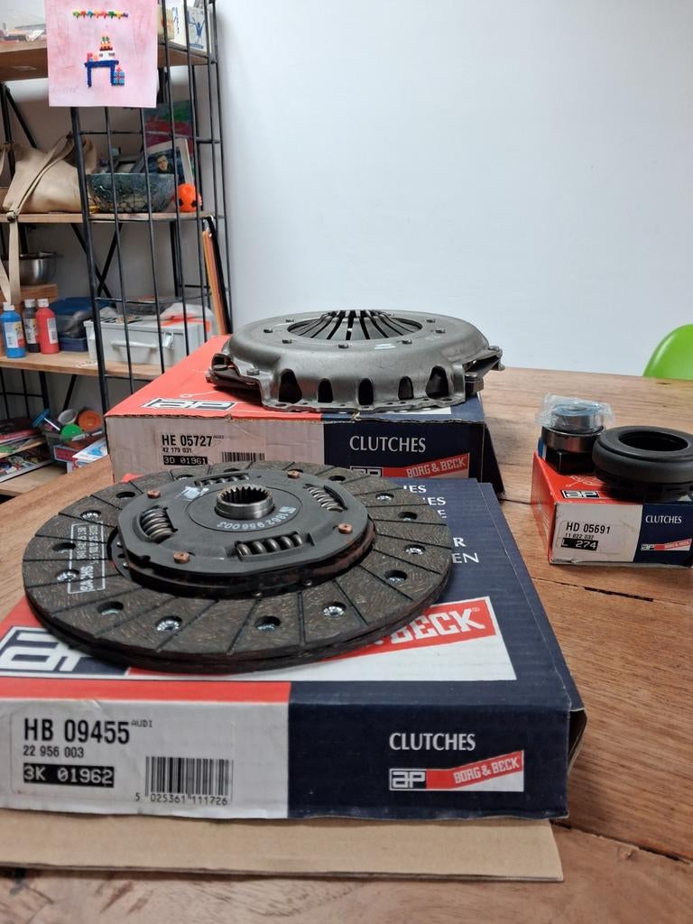 Complete koppelingsset Audi B3 1.6 D, Auto-onderdelen, Ophalen of Verzenden, Nieuw