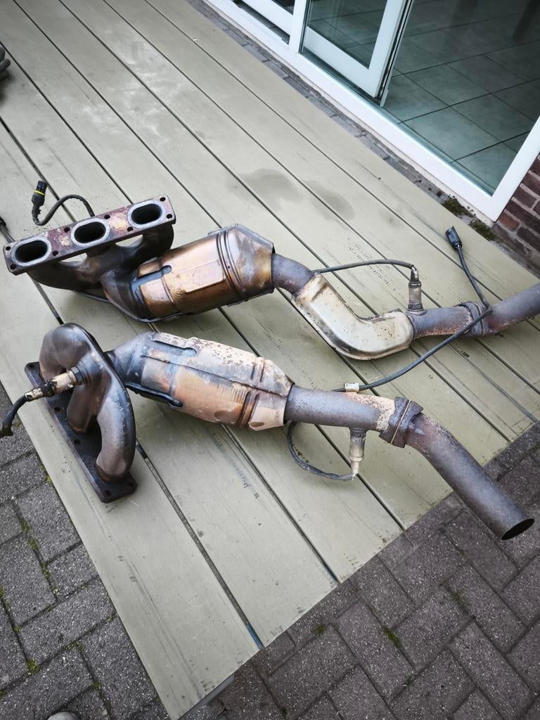 Katalysator set BMW E46 M54B22 M54 uitlaatspruitstuk M54B25, Auto-onderdelen, B, Ophalen of Verzenden, W, BMW